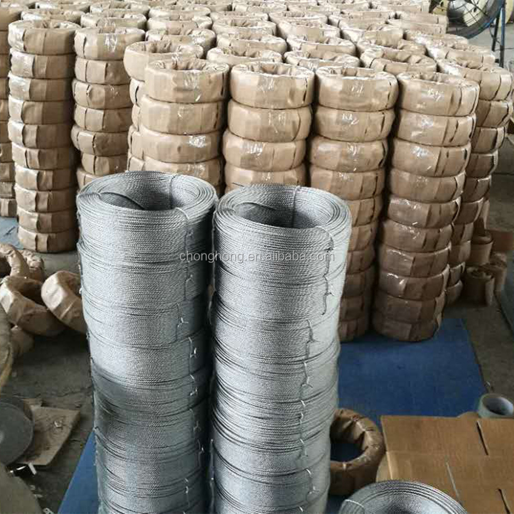 6mm 6x19 Fc 304 7x19 IWRC 10mm 12mm Ungalvanised Steel Wire Rope Cable ±1% Tolerance