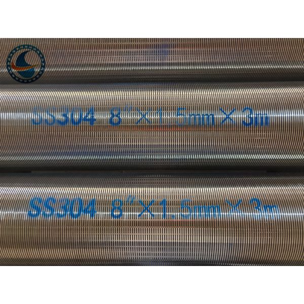 8" Non Magnetic Ss Johnson Water Well Screen For Sand Control