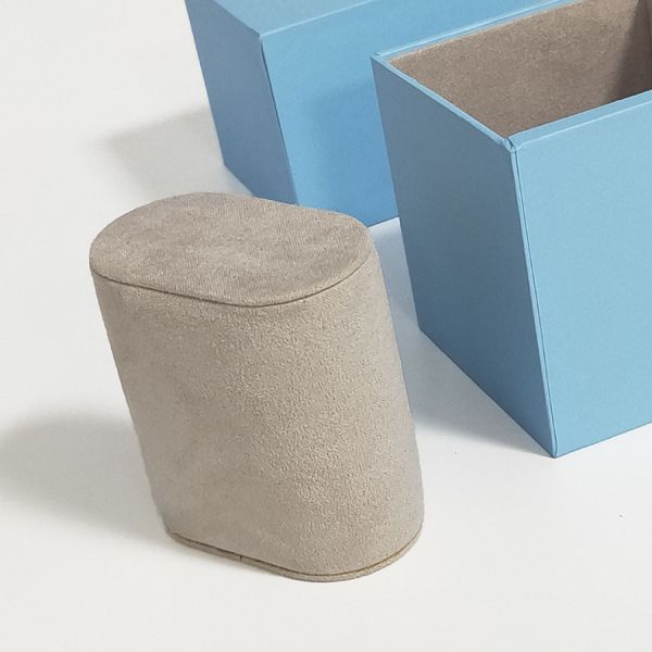 ISO 14001 Coated Paper 90x90x70mm Wrist Watch Gift Box