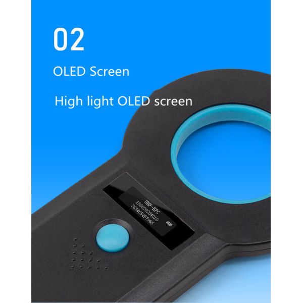 ISO18000-6c 860-960MHz Portable RFID Reader Bluetooth UHF RFID Scanner for Android Ios