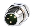 China IP67 M8 Connector Front Install Male 4P Shield wholesale
