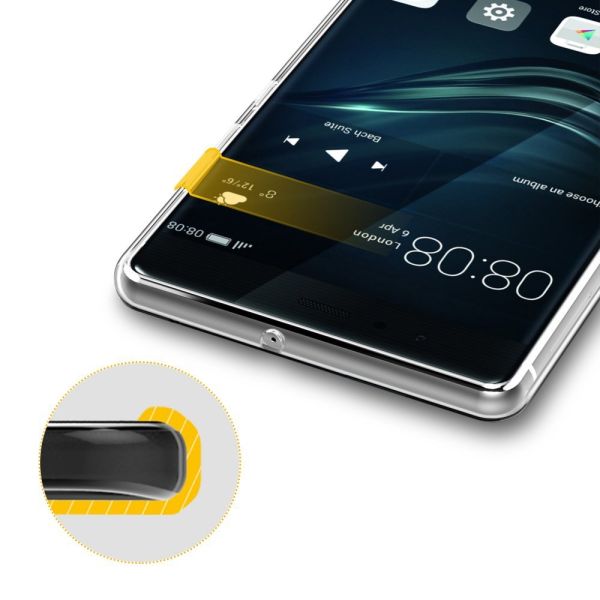 For Huawei P9 Flexible TPU Phone Case Cover Clear Ultra Slim Case Transparent Soft Back Cover