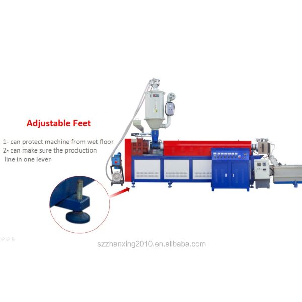 PP Strapping Band Sandwich Packing Belt Making Machine 4 Strips Twin Screw Extruder