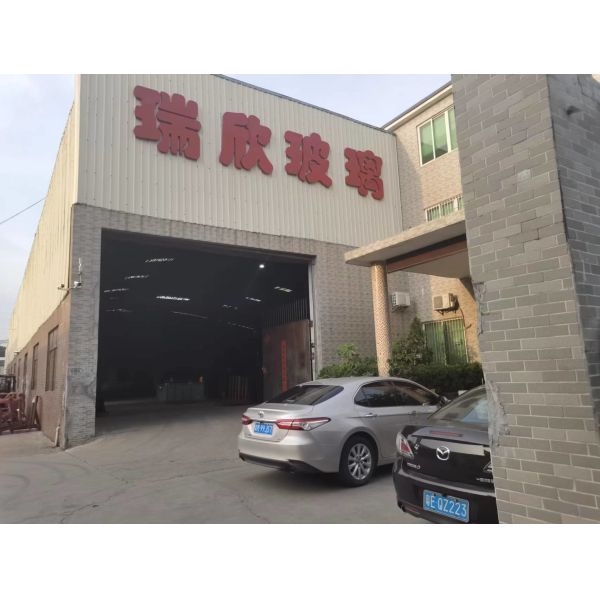 Enamel Flat Decorative Tempered Art Glass 12mm Thickness For Building Wall