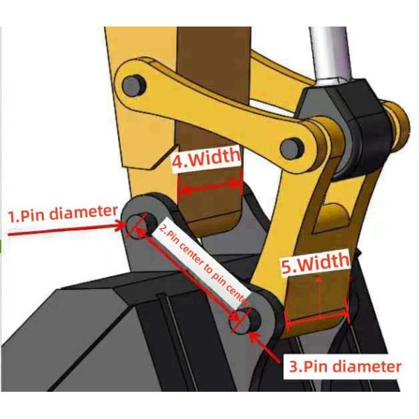 Second Hand Digging Machine / Excavator Grabber Suit 11-16 Tons Excavator