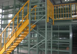 China Warehouse Steel Structure Loft Rack Multi Level Stairs Deck Mezzanine Floor wholesale