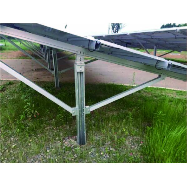 Hot Dip Galvanized Steel and waterproof Solar Panel Ground Mounting System bracket