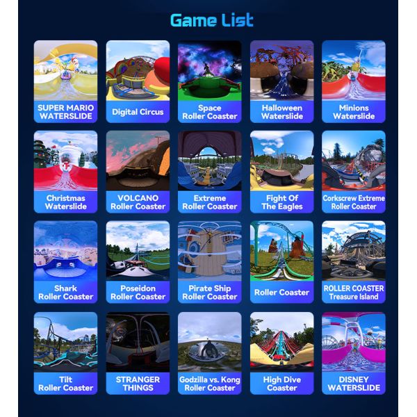 8K Interactive VR Games 9D 360 Rotation Chair Immersive Sense Effects Motion Simulator