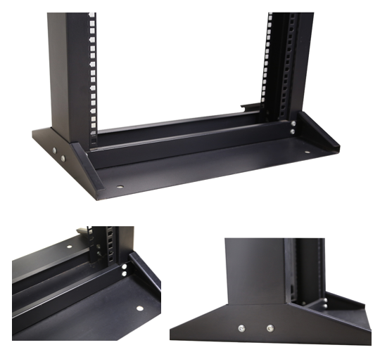 Stable and Durable Flat Back Open Rack Floor Stand for Enhanced Operational Efficiency and Convenient Data Center Management
