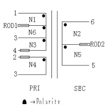 100 To 400KHz SMPS EF12.6 Transformer 12V DC To 240V AC
