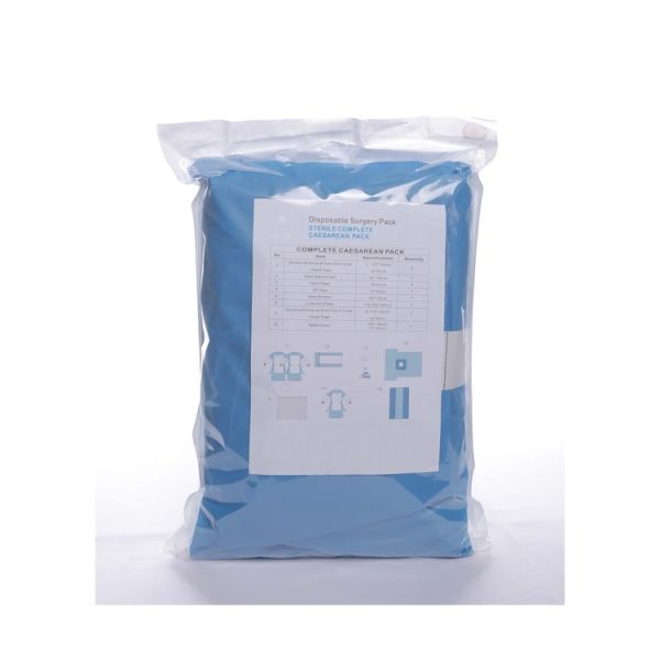 OEM Free Samples Disposable C Section OB Drape Pack With EO Sterilization