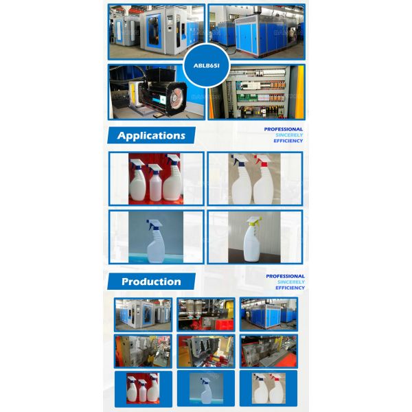 Toggle Type Plastic Blowing Machine for 2L HDPE Detergent Bottle