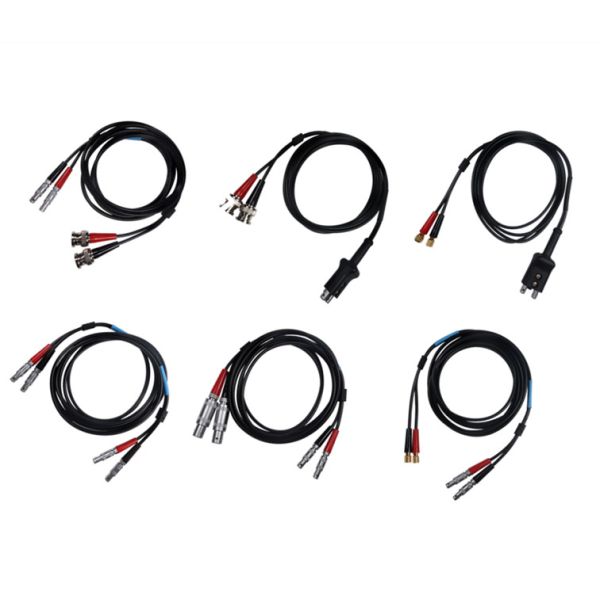 Dual Ultrasonic Cable 1.5m 1.8m 2m for Ndt Ultrasonic Flaw Detector