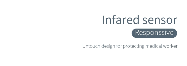 Non Contact Infrared Forehead Thermometer With Triple Color LED Backlight Display