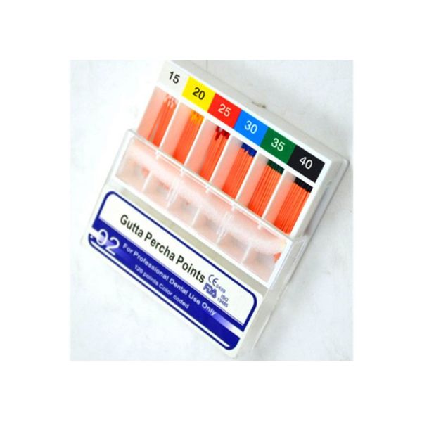 Dental Materials Endodontic Disposable Colorful Gutta Percha Points