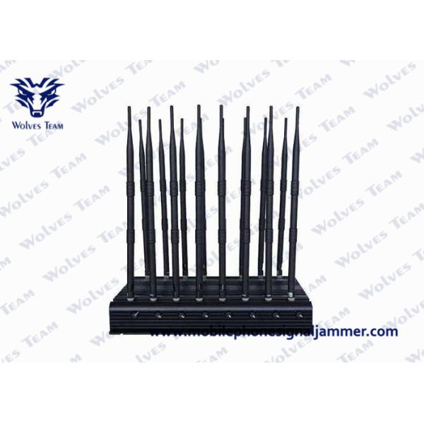 Remote Control 18 Bands 50m 30w Mobile Phone GPS Jammer