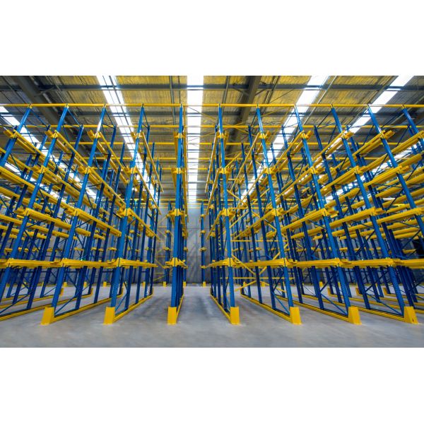 Powder Coated Universal Drive-in Metal Warehouse Rack For Heavy Duty Storage