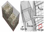 4x1x1 Double Twist Welded Gabion Box Falling Rock Protective Mesh