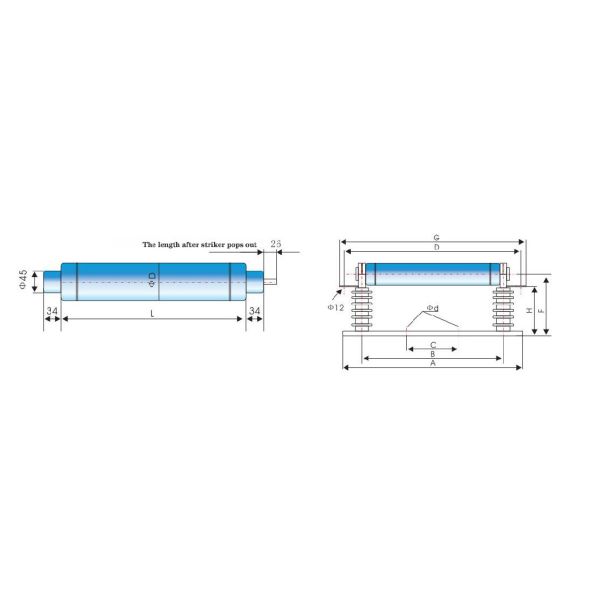 High Voltage Fuse DIN IEC Xrnt Sfldj-7.2 Current-Limiting Fuse