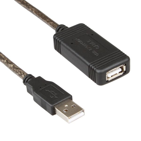 Durable PVC USB Active Repeater Cable , 30M USB Repeater Extension Cable