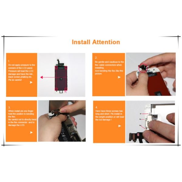 AAA+ lcd touch screen with digitizer for iphone 7s plus replacement