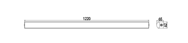 4FT 120cm LED Tri-Proof Linear Light 5 Years Warranty IP54 Indoor Use 40W 5000K with UL CUL Certificates