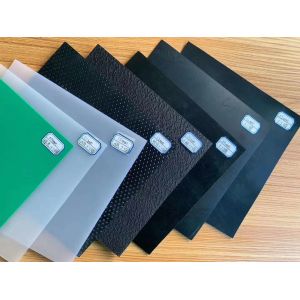 Customized smooth surface/textured/spraying rough/textile composite geomembrane