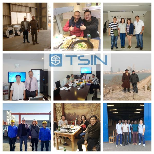 Steel structure building interior