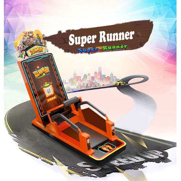 Amusement Park Coin Operated Kid Running Simulator / Commercial Arcade Game Machine