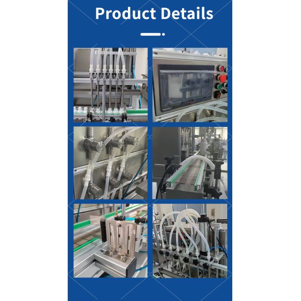 6000 bph 4 Head Bottle Liquid Detergent Filling Machine for Customer Requirements FKF815