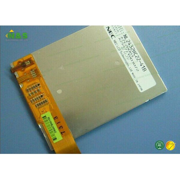 WLED Lamp 3.5 Inch NEC LCD Screen NL2432HC22-41B , High Resolution TFT LCD Module