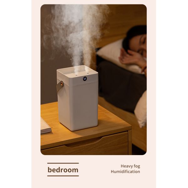 HOMEFISH Desktop 3L Double Spray Portable Ultrasonic Air Humidifiers For Office