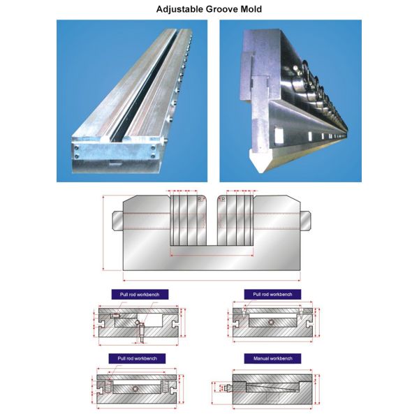 Groove Mold Lower Dies Custom Press Brake Tooling 42CrMo