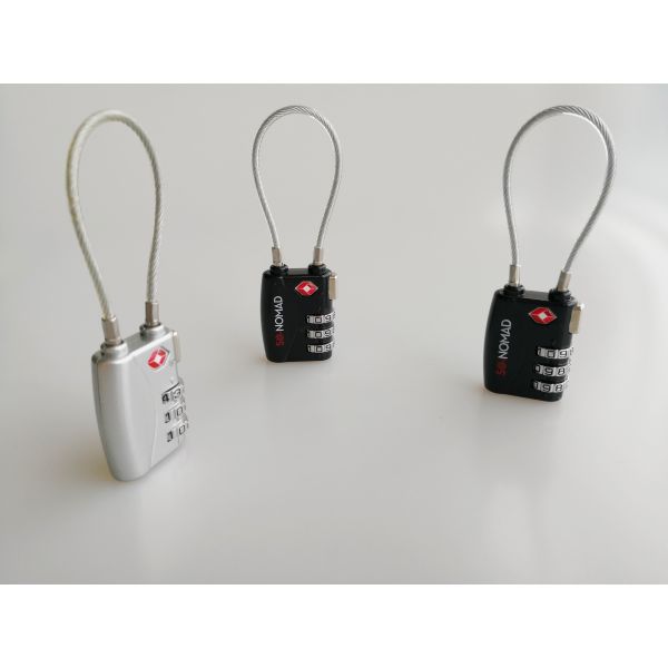 35.2g TSA Combination Padlock / TSA 21100 3 Digit Number Lock PC Material