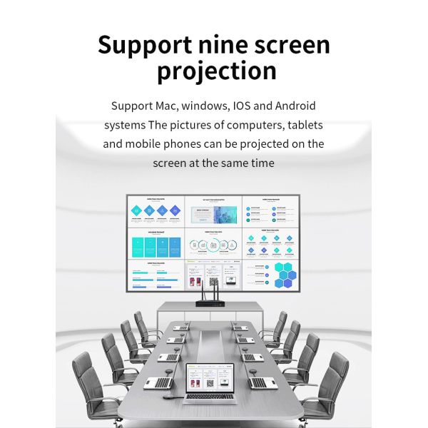 5.8G Conference Room Wireless Presentation HDMI , VGA wireless display dongle