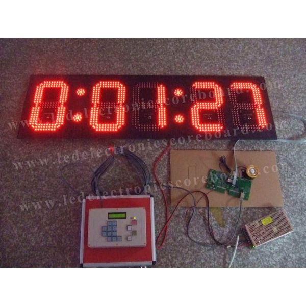 7 Segments LED Countdown Timer For Train Station Easy Installation 12'' 300mm