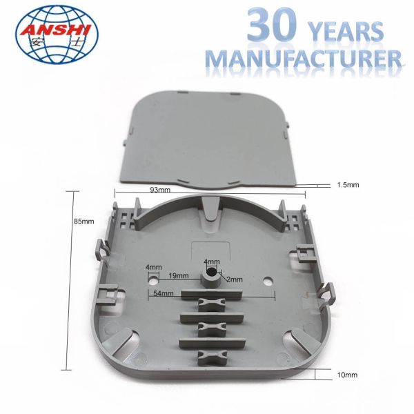 Protective Plastic Fiber Optic Distribution Frame Splice Tray 24 Cores