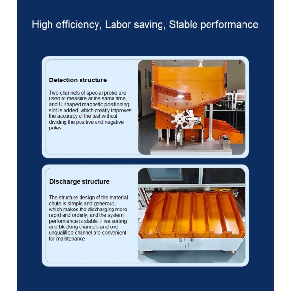 32140/33138 Lithium Battery Cell Voltage And Internal Resistance automatic sorting machine