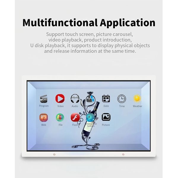 Trade Shows & Events Transparent LCD Display 43in LCD See Through Display