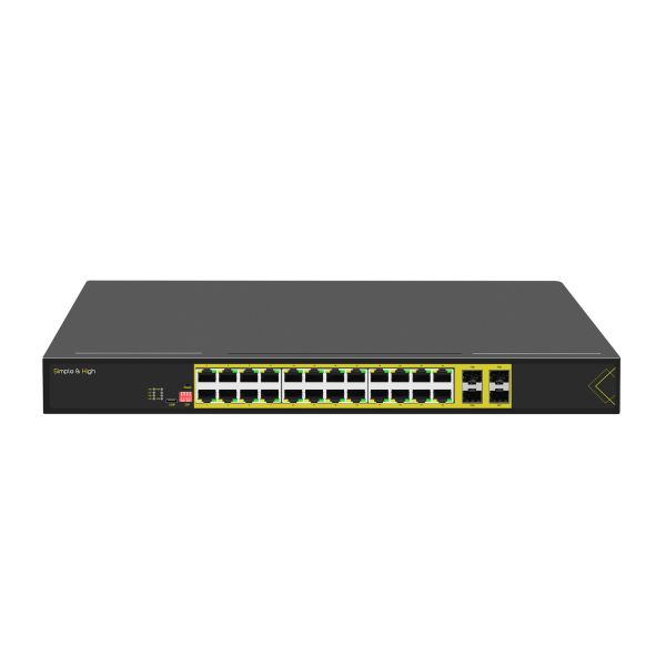 L2+ Managed Rack mount 24-Port 10/100/1000T + 4-Port 1000X SFP Ethernet Switch