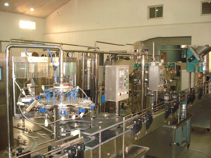 China PET / Glass Bottle 3 In 1 Monoblock Milk Filling Line wholesale