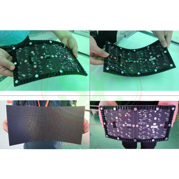 P2.5 Flexible curtain led display screen led sphere display stage led curtain