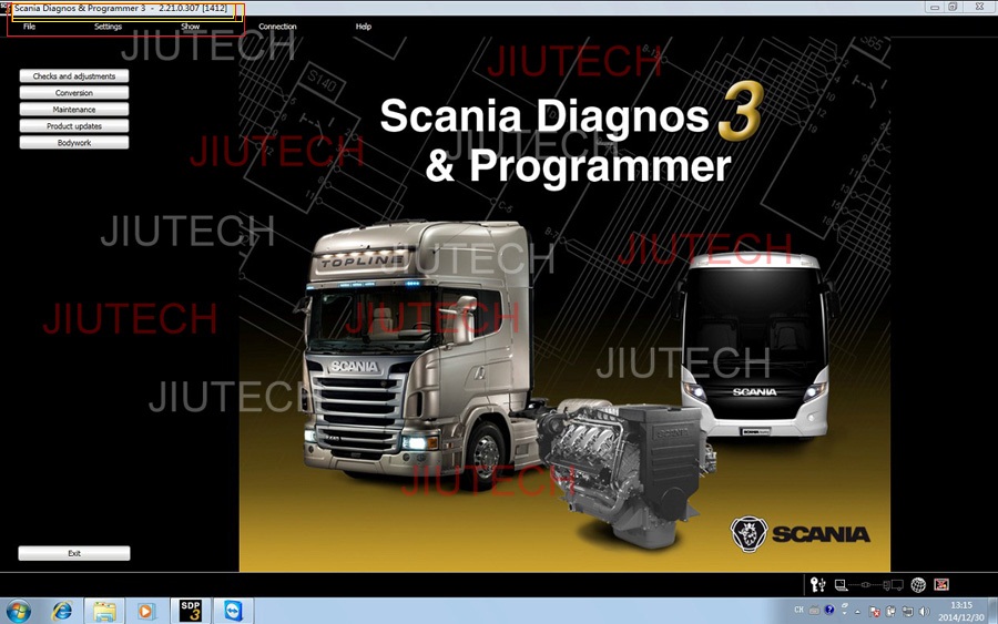 Full Set Scania Vci2 Sdp3 v2.2.1 Scania Vehicles Diagnostic Scanner