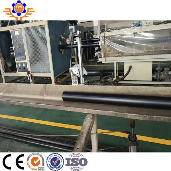 63 - 250MM HDPE Plastic Single Screw PE Extruder Machine Polyethylene Gas Pipe