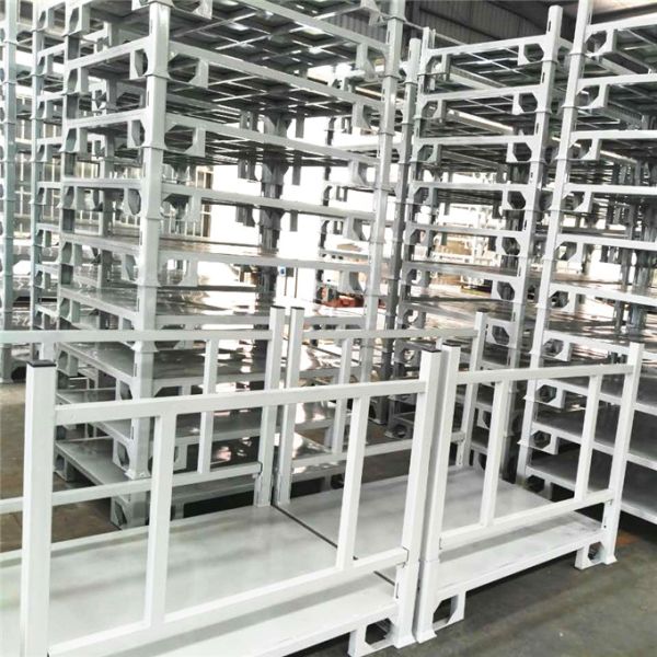 Yellow Stackable Warehouse Racks 1000kgs Stackable Pallet Racks