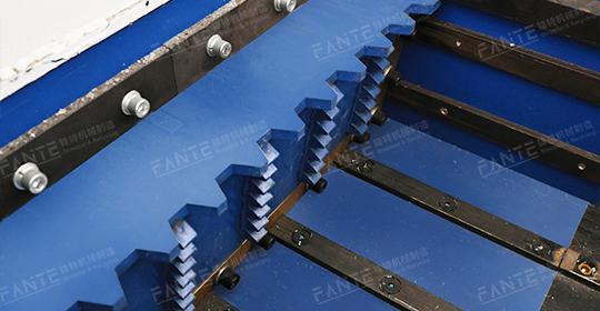 Reliable Single Shaft Shredder Machine for Fishing Nets Hard Plastic and Wood