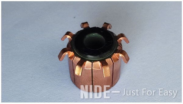 jack motor commutator.jpg 8 Segmented Automobile Car Jack Odm Electric Motor Commutator