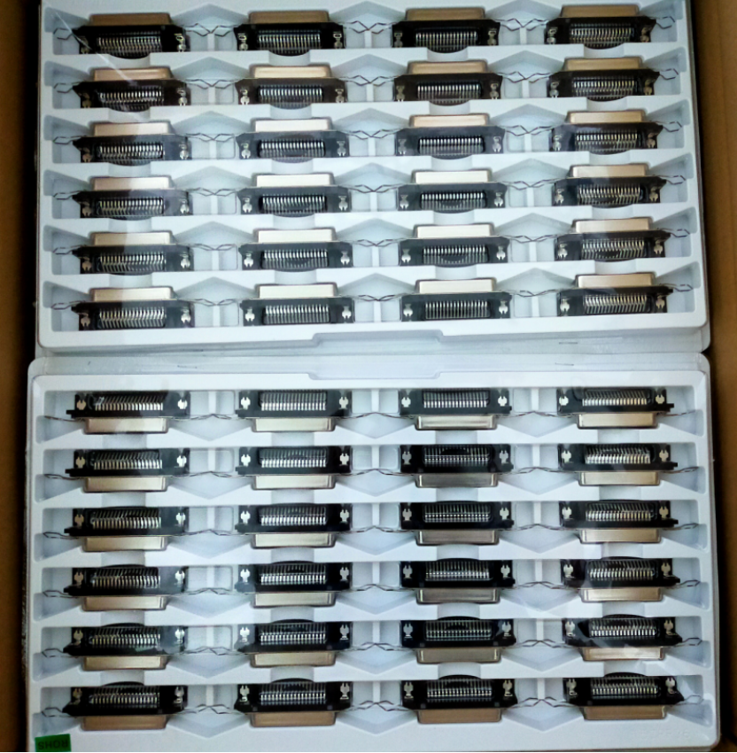 320pin Female SFP Connector 2x8 Ports Press-Fit Stackable