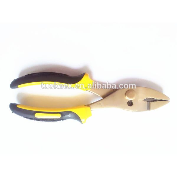 Non sparking spark-resistant slip joint pliers