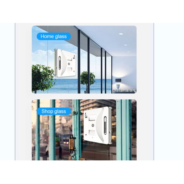 60db Low Noise Robot Window Cleaner Brushless Motor Type Automatic Glass Cleaner